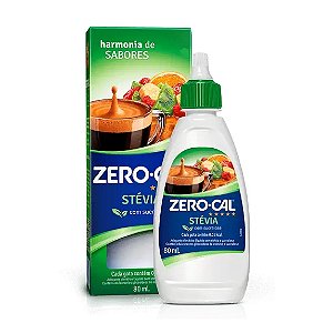 ADOÇANTE LÍQUIDO ZERO-CAL STÉVIA - 80ML