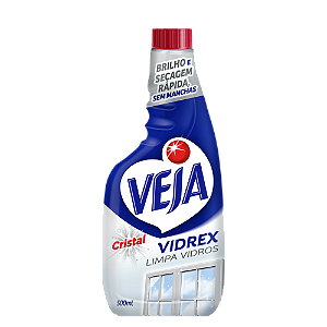 VEJA VIDREX CRISTAL REFIL - 500ML