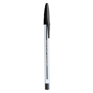 CANETA ESFEROGRÁFICA ECONOMIC 1.0MM PRETA - COMPACTOR