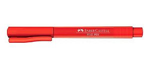 CANETA FINE PEN 0.4MM VERMELHA - FABER-CASTELL