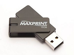 PEN DRIVE TWIST 16GB PRETO - MAXPRINT