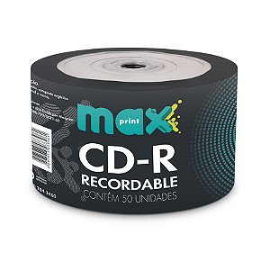 CD-R GRAVÁVEL 700MB BULK C/50 UNIDADES - MAXPRINT