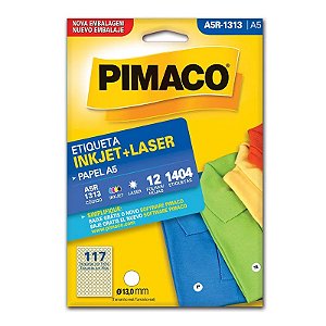 ETIQUETA A5R-1313 12 FOLHAS - PIMACO