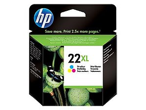 CARTUCHO HP 22XL C9352CB COLORIDO - 17ML