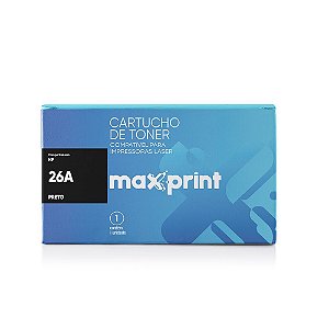 TONER COMPATÍVEL 26A CF226A PRETO - MAXPRINT