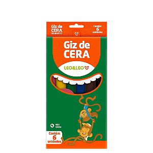 GIZ DE CERA 6 CORES - LEO&LEO