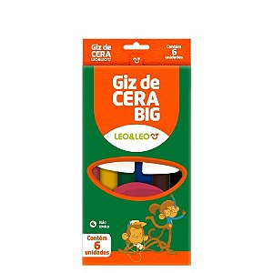 GIZ DE CERA BIG 6 CORES - LEO&LEO
