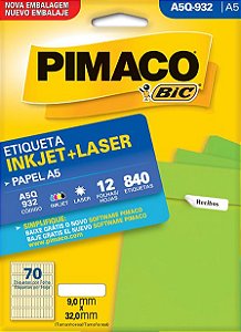 ETIQUETA A5Q-932 12 FOLHAS - PIMACO