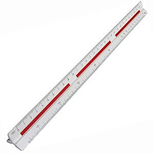 ESCALÍMETRO TRIANGULAR 7830/1 30CM - TRIDENT