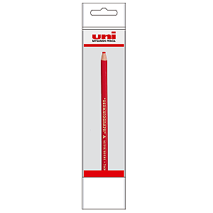 LÁPIS DERMATOGRÁFICO MITSU-BISHI 7600 VERMELHO - UNI-BALL