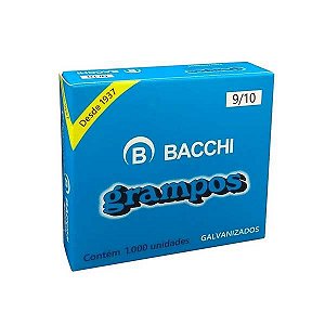 GRAMPO 9/10 GALVANIZADO C/1000 UNIDADES - BACCHI