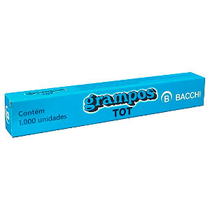 GRAMPO TOT GALVANIZADO C/1000 UNIDADES - BACCHI