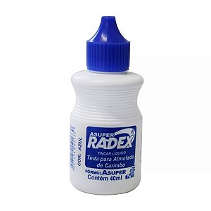 TINTA PARA CARIMBO TINCAR AZUL 40ML - RADEX