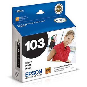 CARTUCHO EPSON T103120BR PRETO - 25ML