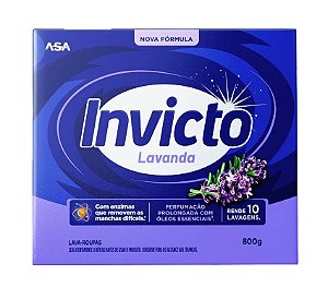 SABÃO EM PÓ INVICTO LAVANDA - 800G