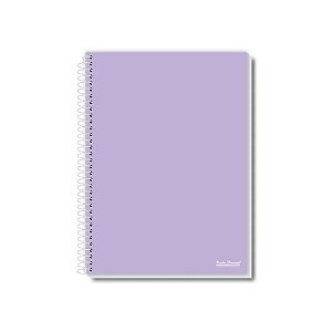 CADERNO UNIVERSITÁRIO ESPIRAL CAPA DURA OFFICE COLORS 80 FLS - PAUTA BRANCA