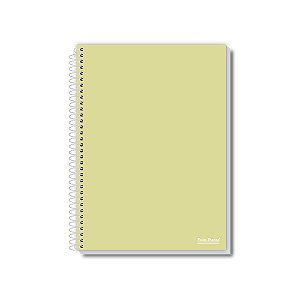 CADERNO UNIVERSITÁRIO ESPIRAL CAPA DURA OFFICE COLORS 80 FLS - PAUTA BRANCA
