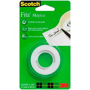 FITA MÁGICA SCOTCH 12MMX20M - 3M