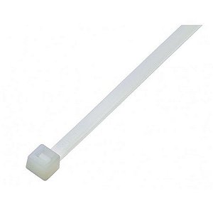 ABRAÇADEIRA DE NYLON 209MMX2,5MM NATURAL C/100 UNIDADES - FRONTEC