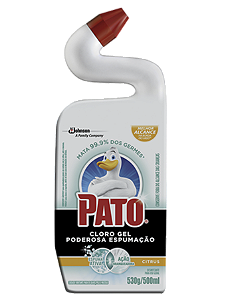 PATO CLORO GEL PODEROSA ESPUMAÇÃO CITRUS - 500ML