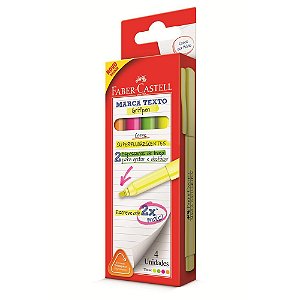 MARCA TEXTO GRIFPEN 4 CORES - FABER-CASTELL