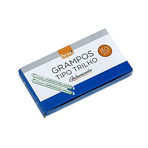 GRAMPO PARA ENCADERNAÇÃO METAL 80MM C/50 UNIDADES - BRW