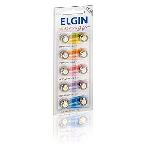 BATERIA ALCALINA 1.5V LR54 C/10 UNIDADES - ELGIN