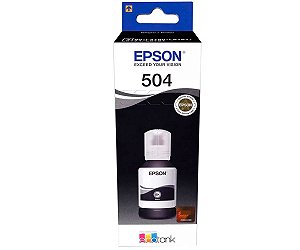 GARRAFA DE TINTA EPSON T504120-AL PRETO - 127ML