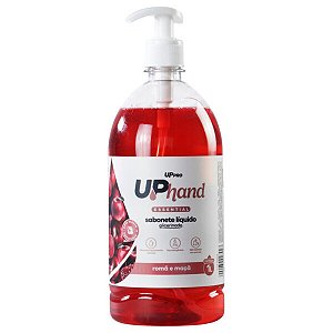 SABONETE LÍQUIDO GLICERINADO PUMP 1L ROMÃ E MAÇÃ UP HAND ESSENTIAL - UPPRO