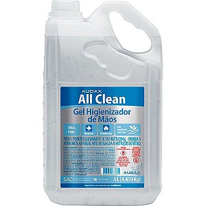 ÁLCOOL GEL 70º ALL CLEAN AUDAX - 5L