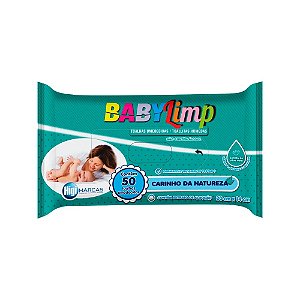 TOALHAS UMEDECIDAS C/50 UNIDADES - BABYLIMP