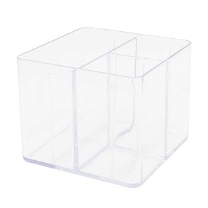 PORTA OBJETOS COM 3 DIVISÓRIAS 3020 CRISTAL - DELLO