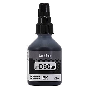 GARRAFA DE TINTA BROTHER BTD60BK PRETO - 108ML