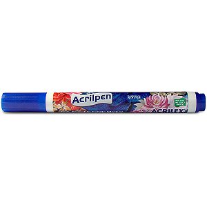 MARCADOR PARA TECIDO ACRILPEN 501 AZUL TURQUESA - ACRILEX