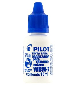 TINTA MARCADOR QUADRO BRANCO WBM-7 AZUL 15ML - PILOT