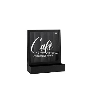 PORTA CÁPSULAS DE MESA/PAREDE CAFÉ ABRAÇO - GEGUTON