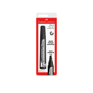 PINCEL MARCADOR PERMANENTE PRETO - FABER-CASTELL