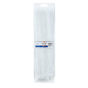 ABRAÇADEIRA DE NYLON 200MMX3,5MM BRANCA C/100 UNIDADES - BRW