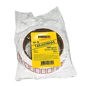 ETIQUETA TARJADINHA RT-5 C/1660 UNIDADES - PIMACO