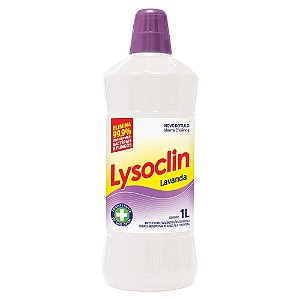 DESINFETANTE LYSOCLIN LAVANDA 1L - NOBEL DO BRASIL