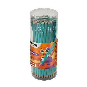 LÁPIS GRAFITE TURQUESA HB C/72 UNIDADES - BAZZE