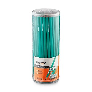 LÁPIS GRAFITE TURQUESA HB C/72 UNIDADES - BAZZE