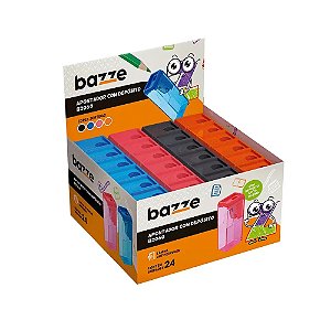 APONTADOR COM DEPÓSITO B2060 CORES SORTIDAS C/24 UNIDADES - BAZZE