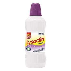 DESINFETANTE LYSOCLIN LAVANDA 500ML - NOBEL DO BRASIL