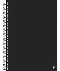 CADERNO UNIVERSITÁRIO 1 MATÉRIA 70 FLS KBOM! BLACK - ANIMATIVA