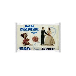 MASSA PARA BISCUIT 90G NATURAL - ACRILEX