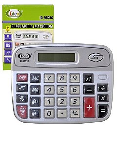 CALCULADORA ELETRÔNICA ID-9837C 8 DÍGITOS - IDEA