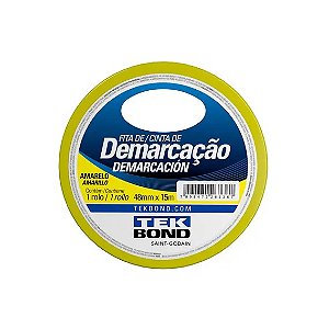 FITA DE DEMARCAÇÃO 48MMX15M AMARELA - TEKBOND