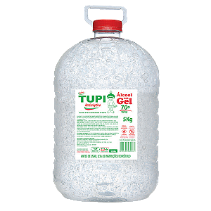 ÁLCOOL GEL TUPI 70° INPM - 5KG