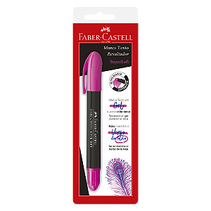 MARCA TEXTO SUPERSOFT GEL SM/155728 ROSA - FABER-CASTELL